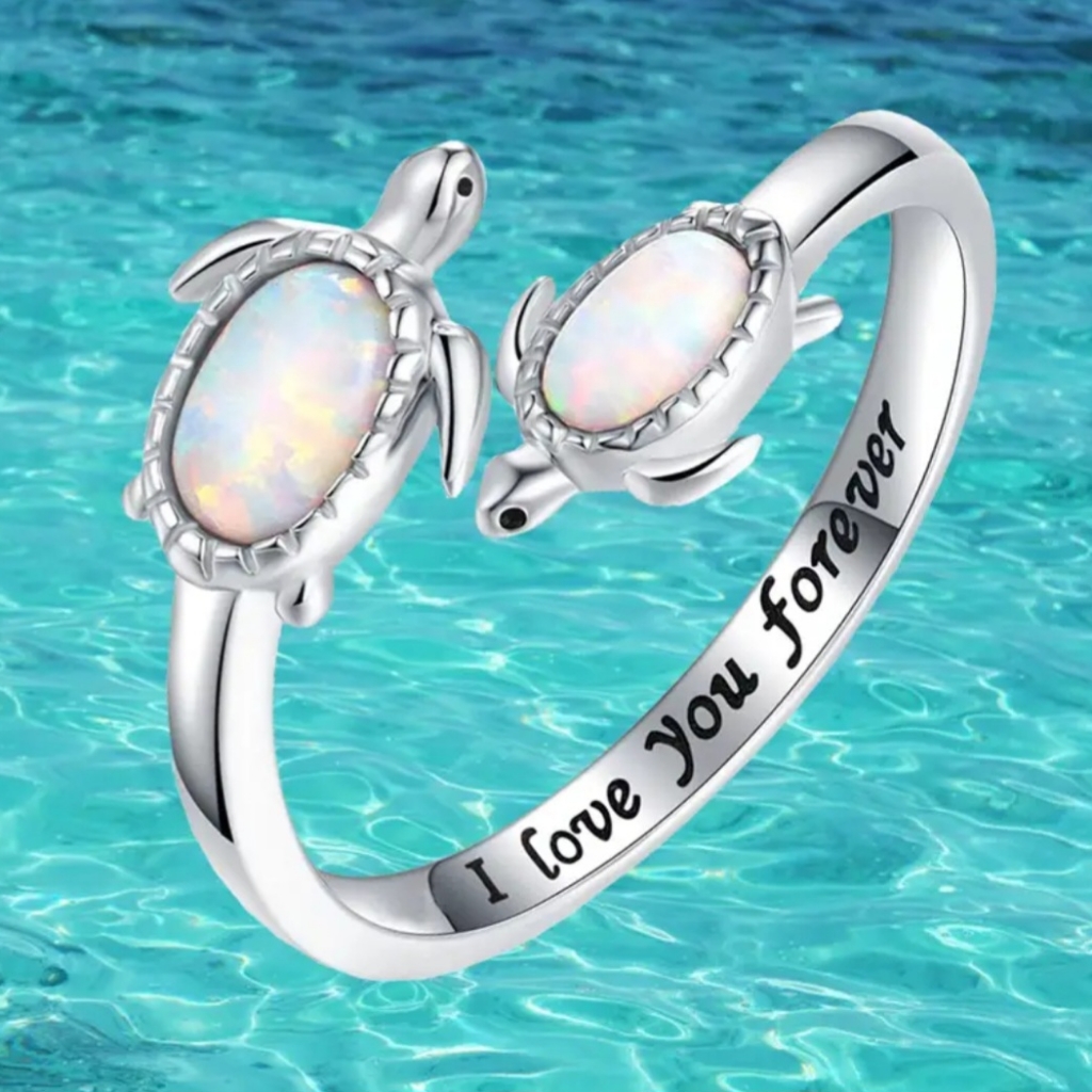 Nwt Turtle Open Ring